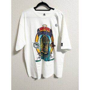 Starter Vintage 1997 Florida Marlins World Series Champions T-Shirt White XL